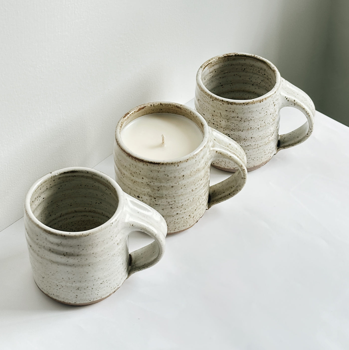 Limited Edition Ceramic Coffee Mug Scented Soy Candle